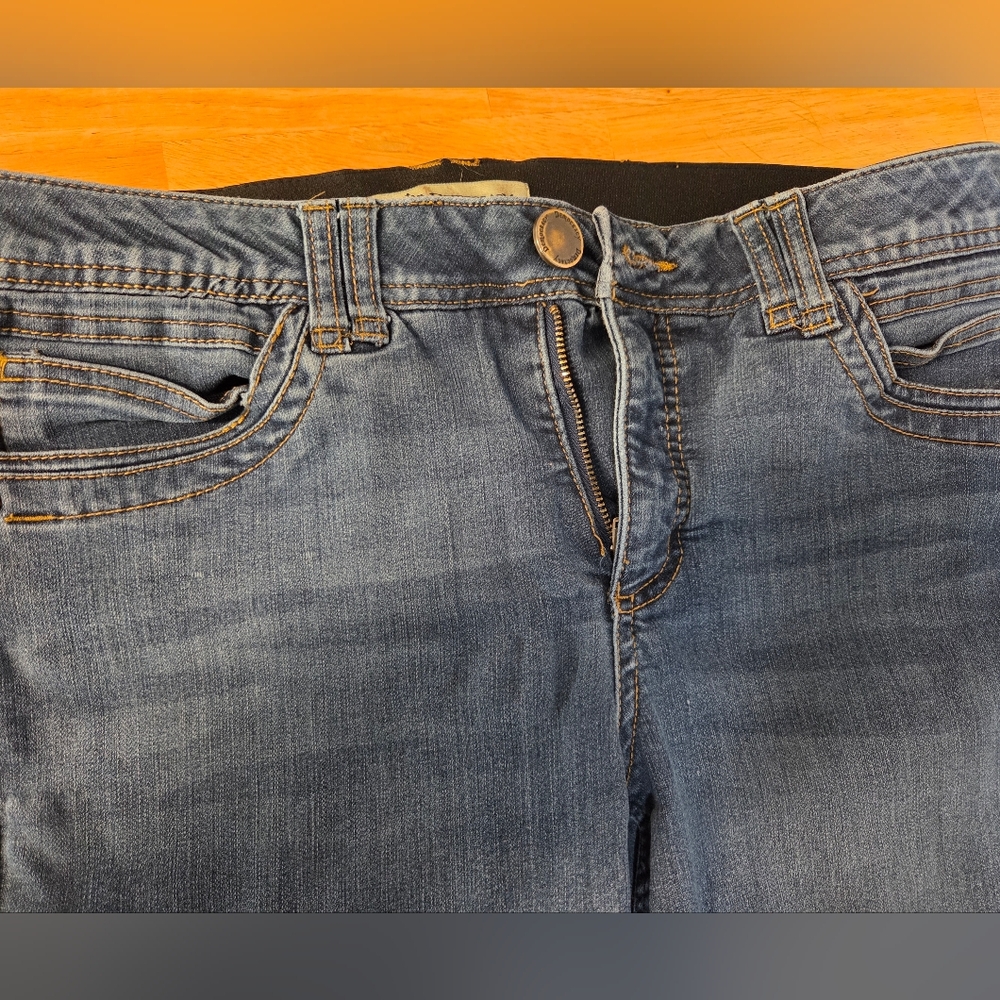 Democracy Ab Technology Jeans Women’s 12 Stretch Dark Wash Straight Leg